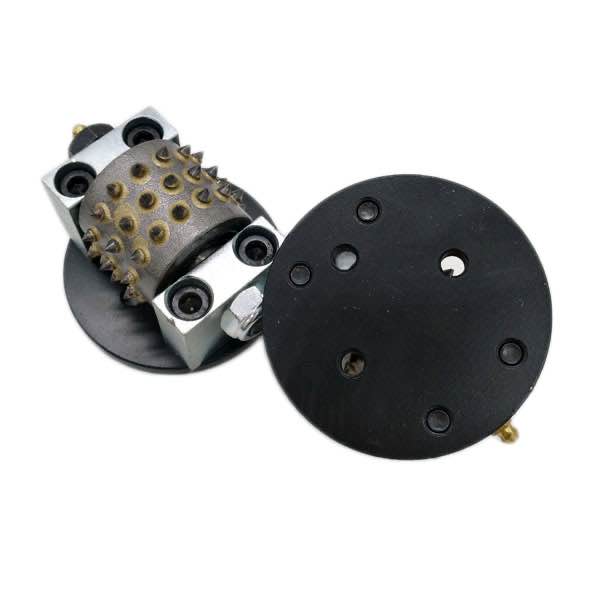 3'' Bush Hammer Roller Plate with M6 Thead (JOY-BHP-R3)