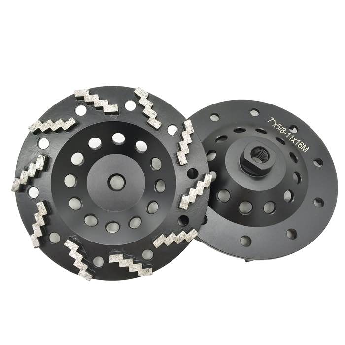 Diamond Grinding Cup Wheels with 10 Zigzag Segments (JOY-CW-Z10)