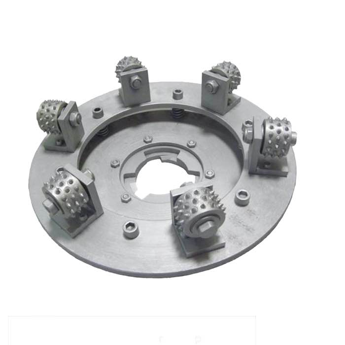 16''/410mm Klindex Bush Hammer Plate with 6 Rollers (JOY-KLD-BH-6)