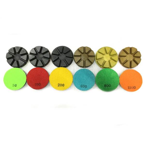 8 Triangles Diamond Resin Floor Polishing Pads (JOY-RFP-03)
