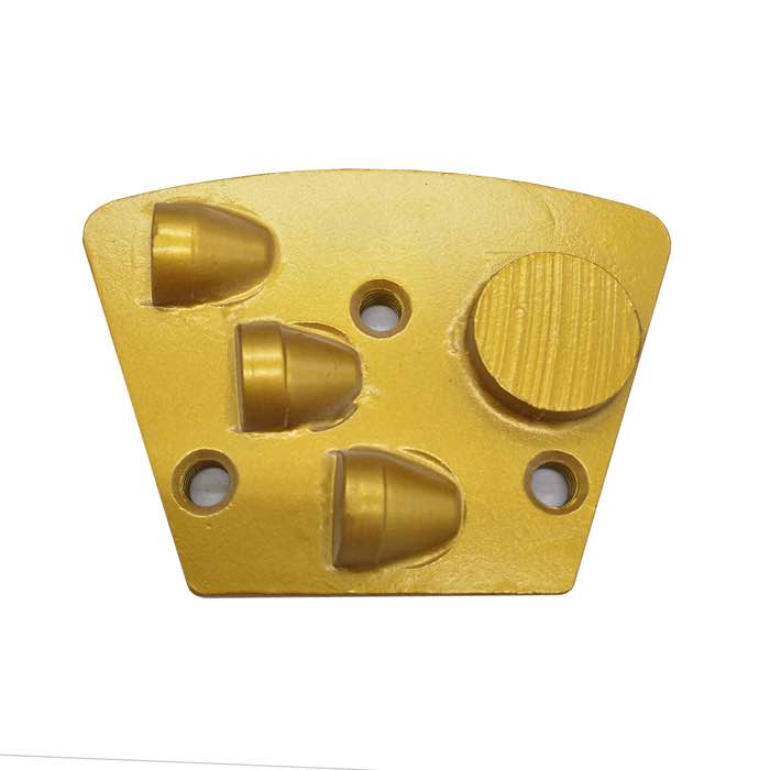 Triple PCD Diamond Trapezoid Grinding Disc with Single Round Segment  (JOY-TP-PCD3R1)