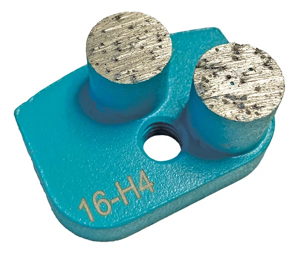 16-H coarse diamond grinding segment, blue base